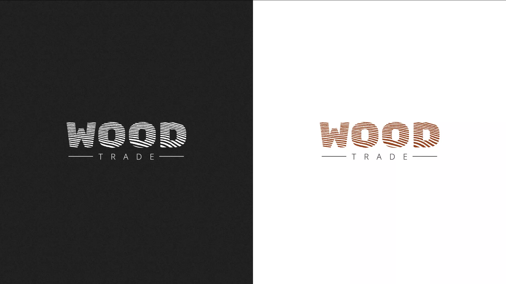 Разработка логотипа для компании «Wood Trade» в Петухово